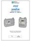 RSE. Smart GAS meter RSE/2001 LA RSE/2,4. Manuale Uso e Manutenzione Versione Punto-Punto (PP) Rev. 11