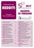 REDDITI SOCIETÀ DI PERSONE. ntrate. genzia. Dichiarazione dei ISTRUZIONI PER LA COMPILAZIONE PROSPETTI VARI DETERMINAZIONE DEL REDDITO