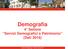 Demografia. 4 Settore Servizi Demografici e Patrimonio (Dati 2016)