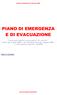 PIANO DI EMERGENZA E DI EVACUAZIONE