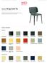 Sedia Wrap S M TS. Colori e materiali. Struttura. Rivestimento. design Balutto Associati, 2016