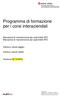 Programma di formazione per i corsi interaziendali