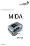 Manuale d installazione ed uso MIDA. manmida_ita_30
