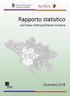 Rapporto statistico. sull area metropolitana romana