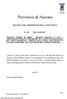 Provincia di Ancona DECRETO DEL PRESIDENTE DELLA PROVINCIA