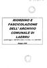 RIORDINO E FASCICOLAZIONE DELL'ARCHIVIO COMUNALE DI LAERRU. (art.26/egge n. 196/1997 e artt.1, 3 e 4 D.L vo n )