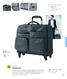 M16772 MANAGER. elegante tessuto melange comodo manico telescopico contenitore porta laptop spazi funzionali