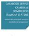 CATALOGO SERVIZI CAMERA di COMMERCIO ITALIANA di ATENE. sintesi dei principali servizi e modalità di erogazione