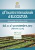 48 Incontro Internazionale di ELICICOLTURA