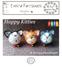 HAPPY KITTIES. Colori Decoart Americana. Pennelli PIATTO PER LE BASI PIATTO O ANGOLARE PER OMBREGGIARE E/O LUMEGGIARE MOP LINER