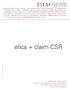 elica + claim CSR periodico trimestrale > inverno 2011