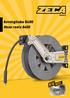 Avvolgitubo 8400 Hose reels INOX stainless steel