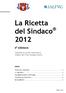 La Ricetta del Sindaco 2012