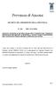 Provincia di Ancona DECRETO DEL PRESIDENTE DELLA PROVINCIA