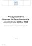 Prova preselettiva Direttore dei Servizi Generali e Amministrativi (DSGA) 2019