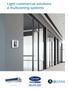 Light commercial solutions e multizoning systems
