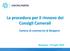 La procedura per il rinnovo dei Consigli Camerali. Camera di commercio di Bergamo