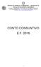 CONTO CONSUNTIVO E.F. 2016