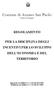 REGOLAMENTO PER LA DISCIPLINA DEGLI INCENTIVI PER LO SVILUPPO DELL ECONOMIA E DEL TERRITORIO