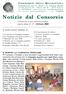 Notizie dal Consorzio