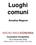 Luoghi comuni MACRO-AREA ECONOMIA. Annalisa Magone. Connettere Prospettive Novembre 2018 Fabbrica delle «e» Corso Trapani, 91b, Torino.