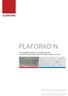 PLAFORAD N. Manuale tecnico Technical manual