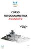 CORSO FOTOGRAMMETRIA AVANZATO