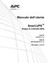 Manuale dell utente. Smart-UPS. Gruppo di continuità (UPS) 2200 VA 120/230 V c.a VA 100/120/208/230 V c.a. Montaggio a rack 2U