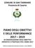 PIANO DEGLI OBIETTIVI E DELLE PERFORMANCE ED INDIVIDUAZIONE DEGLI OBIETTIVI OPERATIVI E STRATEGICI PER L ANNO 2017