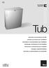 Tub. For industrial sliding doors. Instructions and warnings for the fitter. Istruzioni ed avvertenze per l installatore