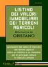 quotazioni dei valori di mercato dei terreni agricoli entro un minimo e un massimo per le principali colture in ciascun comune PROVINCIA DI ORISTANO