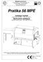 Pratika 56 MPE. Catalogo ricambi ( Valido dalla matricola nr del ) Spare parts catalogue ( Valid from serial number 1246 dated 09.