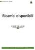 Ricambi disponibili. 1 Autoservices 4WD Bertuletti TEL: MAIL: VIA G.L. LAGRANGE NR BERGAMO (BG)