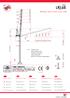 LR165. Building tower cranes since 1946 B C HR = RUS. 6,0 m. 31,6 m 37,2 m 42,8 m 48,8 m 54. 5,7 m. 5,2 m. 4,7 m. 4,2 m. 26 m. 11,87 m.