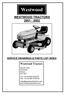 WESTWOOD TRACTOR FRONT AXLE PARTS LIST
