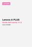Lenovo A PLUS. Guida dell'utente V1.0. Lenovo A1010a20