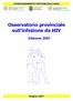 Osservatorio provinciale sull infezione da HIV