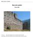 Mura del castello. Breno (BS)