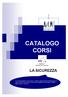 CATALOGO LA SICUREZZA