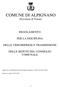 COMUNE DI ALPIGNANO. Provincia di Torino REGOLAMENTO PER LA DISCIPLINA DELLE VIDEORIPRESE E TRASMISSIONE DELLE SEDUTE DEL CONSIGLIO COMUNALE
