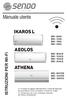 Manuale utente IKAROS L AEOLOS ATHENA. ISTRUZIONI PER Wi-Fi SND - 09/IKL SND - 12/IKL SND - 18/IKL SND - 24/IKL