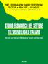 STUDIO ECONOMICO DEL SETTORE TELEVISIVO LOCALE ITALIANO Analisi dei bilanci 1998 delle tv locali commerciali