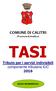 COMUNE DI CALITRI (Provincia di Avellino) TASI. Tributo per i servizi indivisibili componente tributaria IUC 2016