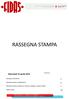 RASSEGNA STAMPA. Mercoledì 22 aprile Sommario: Rassegna Associativa. Rassegna Sangue e Emoderivati