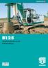 B125 Attrezzatura idraulica per pali. Hydraulic piling rig IE D C E R T