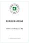 DELIBERAZIONI. SEDUTA N. 131 DEL 20 giugno A cura della Segreteria di Giunta