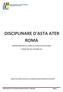 DISCIPLINARE D'ASTA ATER ROMA