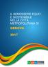 IL BENESSERE EQUO E SOSTENIBILE NELLA CITTÀ METROPOLITANA DI GENOVA