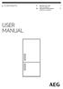 SCE81824TS. IT Istruzioni per l uso 2 Frigo-Congelatore ES Manual de instrucciones 21 Frigorífico-congelador USER MANUAL