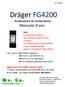 Dräger FG4200. Analizzatore di combustione. Manuale d uso
